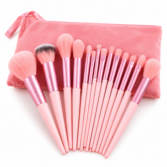 Set profesional de 13 brochas de maquillaje