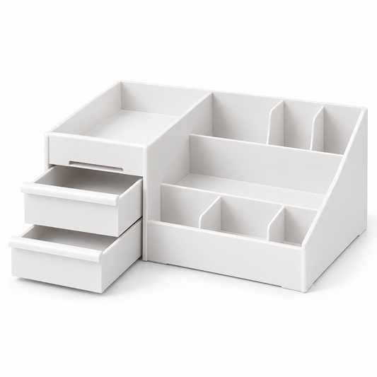 Organizador de cosméticos con cajones
